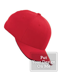 Customized wooly flexfit sandwich cap